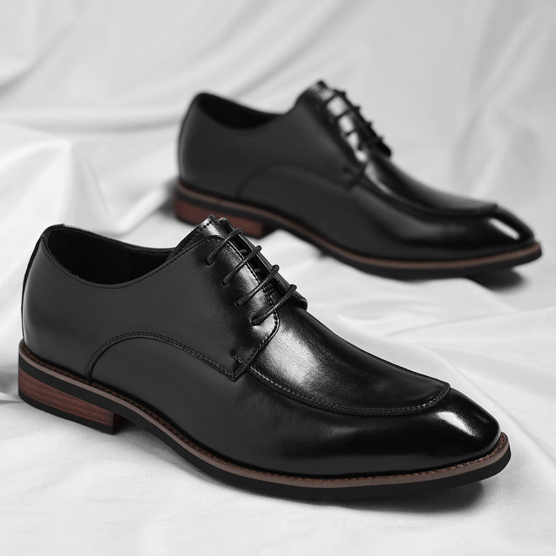 Men's Plus Size Fashion Formal Wear Trendy Men's Business Leather Shoes