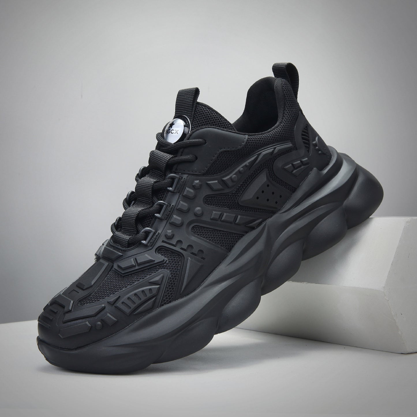 Men's Dad Sports Leisure Flying Woven Platform Men's Shoes