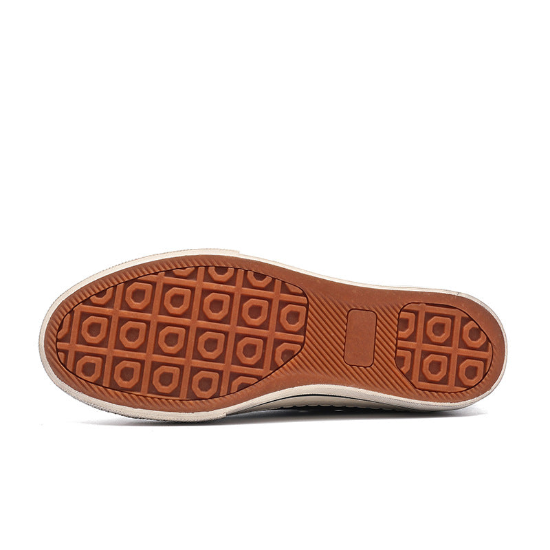 Women's & Men's Retro High-grade Black Fashion Board Platform Casual Shoes