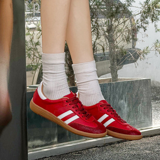 Water Dyed Oil Wax Retro Classic German Women's Board Shoes