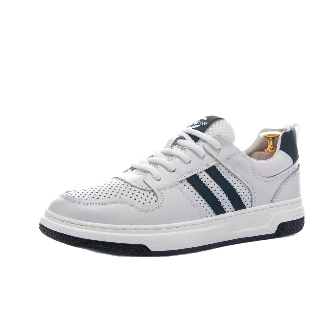 Men's Summer Stylish White Mesh Surface Hollowed Men's Shoes