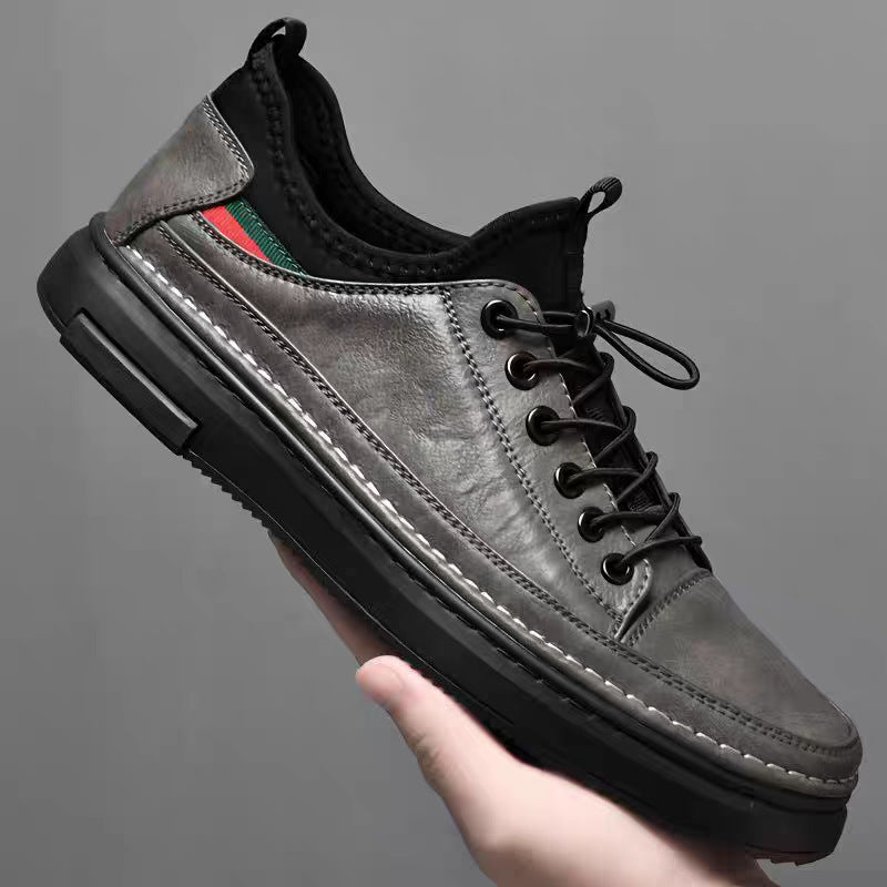 Men's Clearance Broken Size Spring Genuine Soft Bottom Waterproof Suede Breathable Men's Casual Shoes