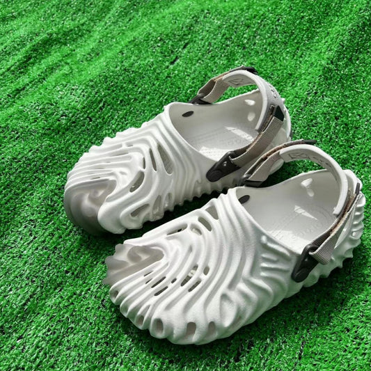 Men's Personalized Fingerprint Beach Outdoor Hole Quantity Sandals