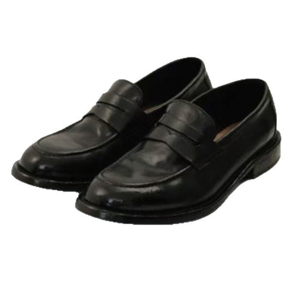 Women's British Slip-on Soft Genuine Surface Washed Loafers/doug Shoes