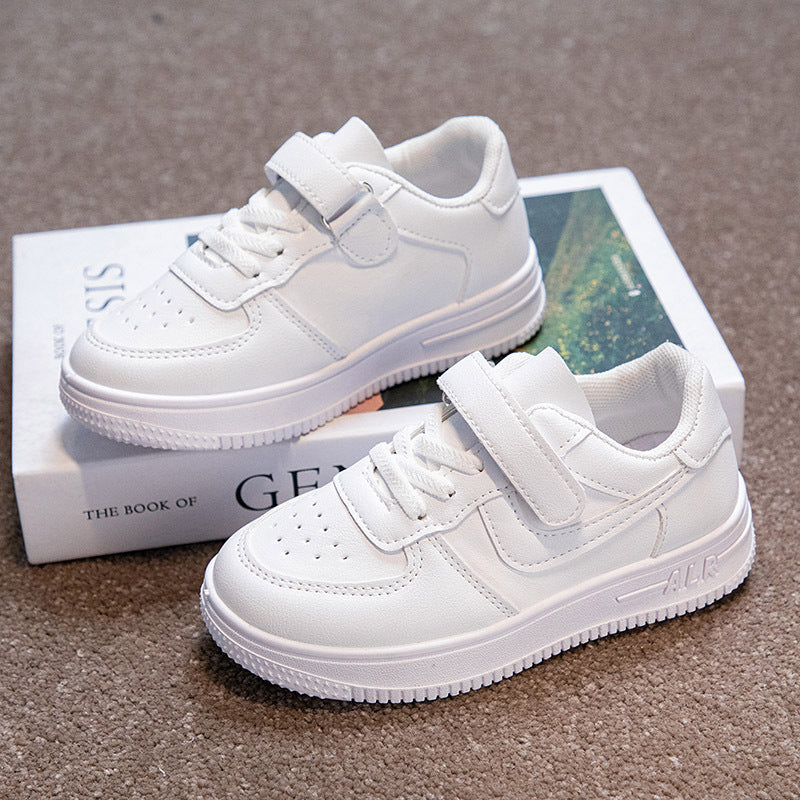 Children's White Performance Show Pumps Trendy Kid's Sneakers