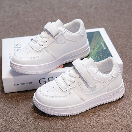 Children's White Performance Show Pumps Trendy Kid's Sneakers