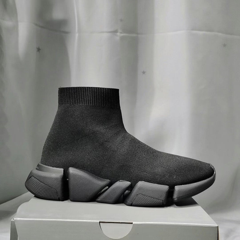 Women's & Men's Straight Comfortable Sock Knitted Fabric Couple Women's Casual Shoes
