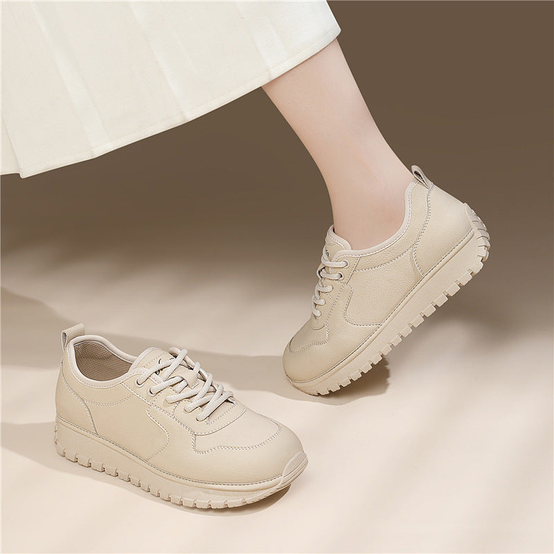 Women's Lightweight Breathable Spring Travel Mom British Casual Shoes