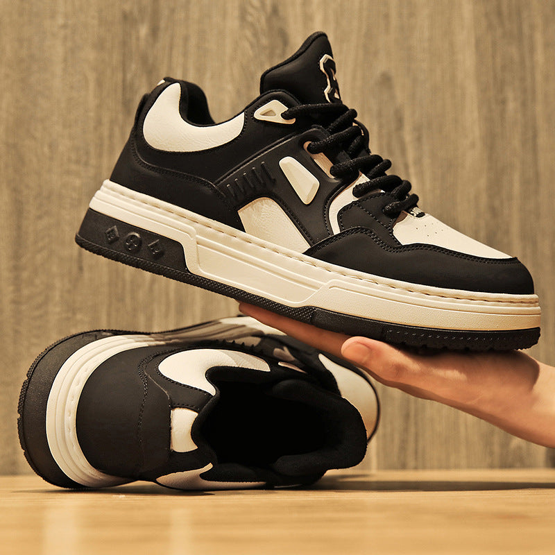 Men's Plus Size Widened Fattened American Panda Board Casual Shoes