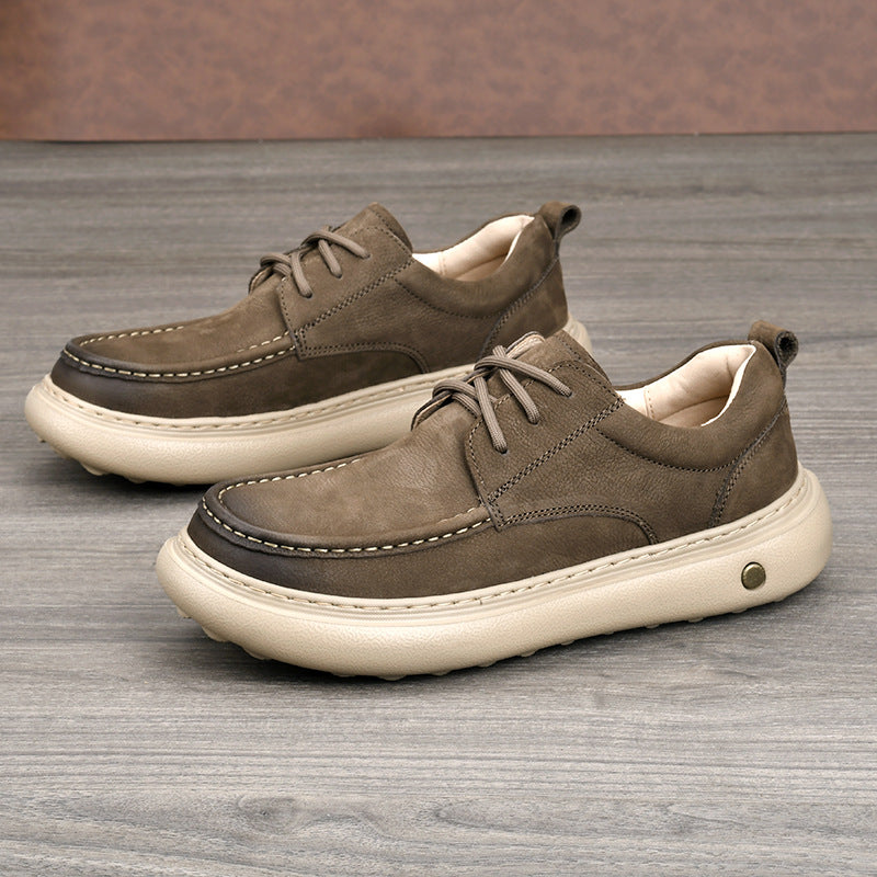 Men's Cowhide Online Lightweight Comfortable Genuine Thin Men's Shoes