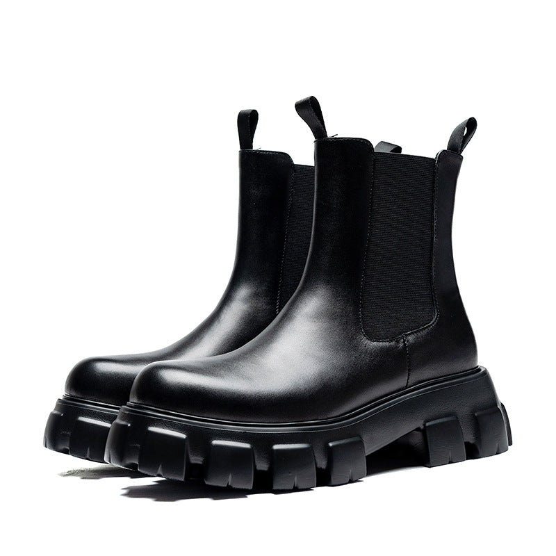 Men's Authentic Platform Thick Bottom Increased Big Boots