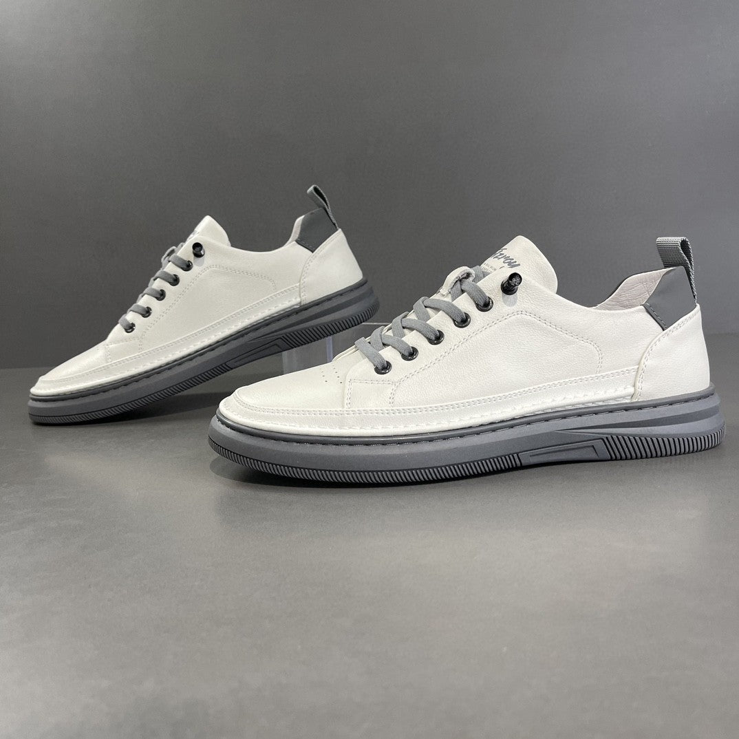 Trendy Casual Men's Genuine Flat Fashionable Men's Board Shoes