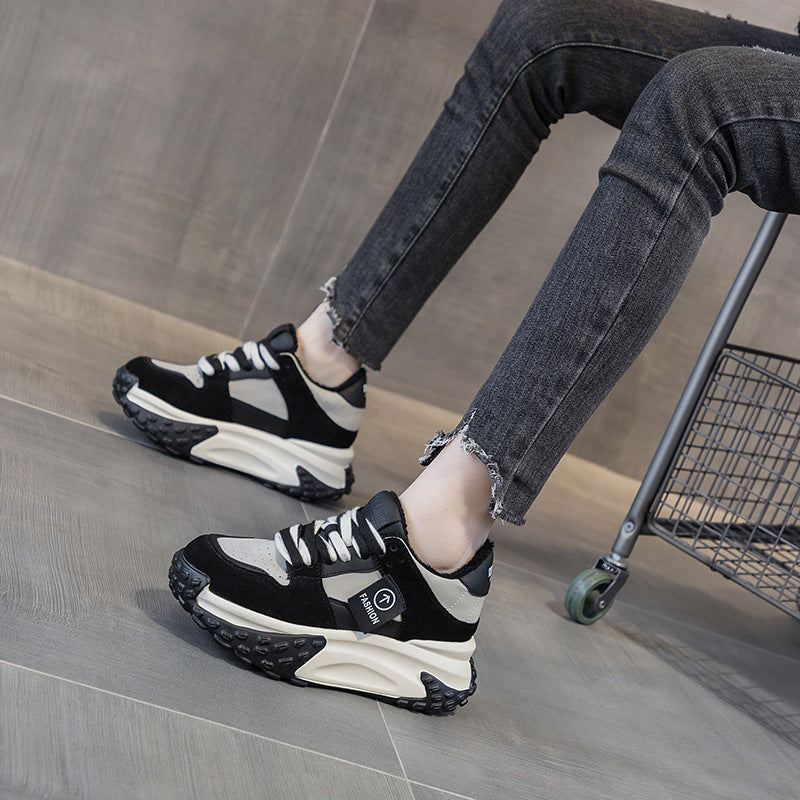Women's Dad Korean Fashion Trendy Platform Sports Women's Casual Shoes