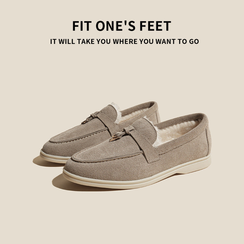 Women's Outdoor Wear Tods Matte British Style Popular Genuine Plus Loafers