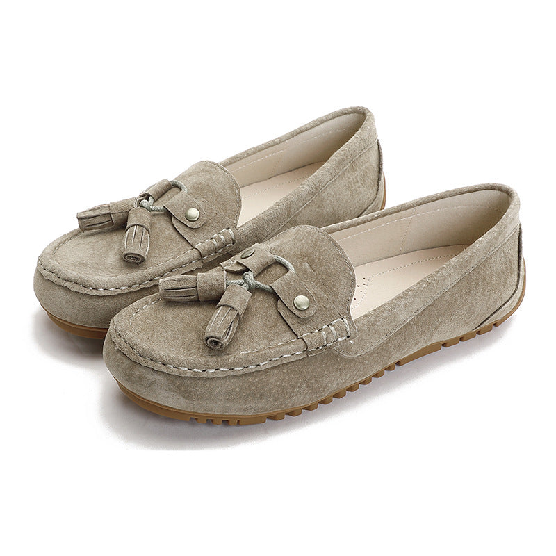 Women's Soft Bottom Slip-on Lofter Pregnant Flat Pumps Women's Casual Shoes
