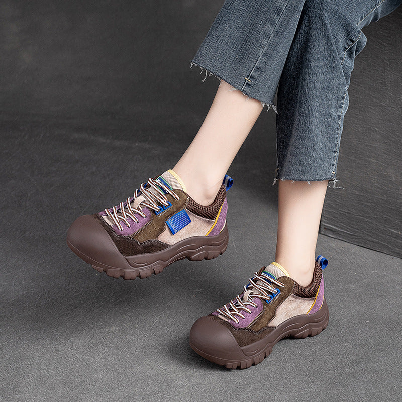 Women's Retro Round Toe Single-layer Front Lightweight Comfort Women's Casual Shoes