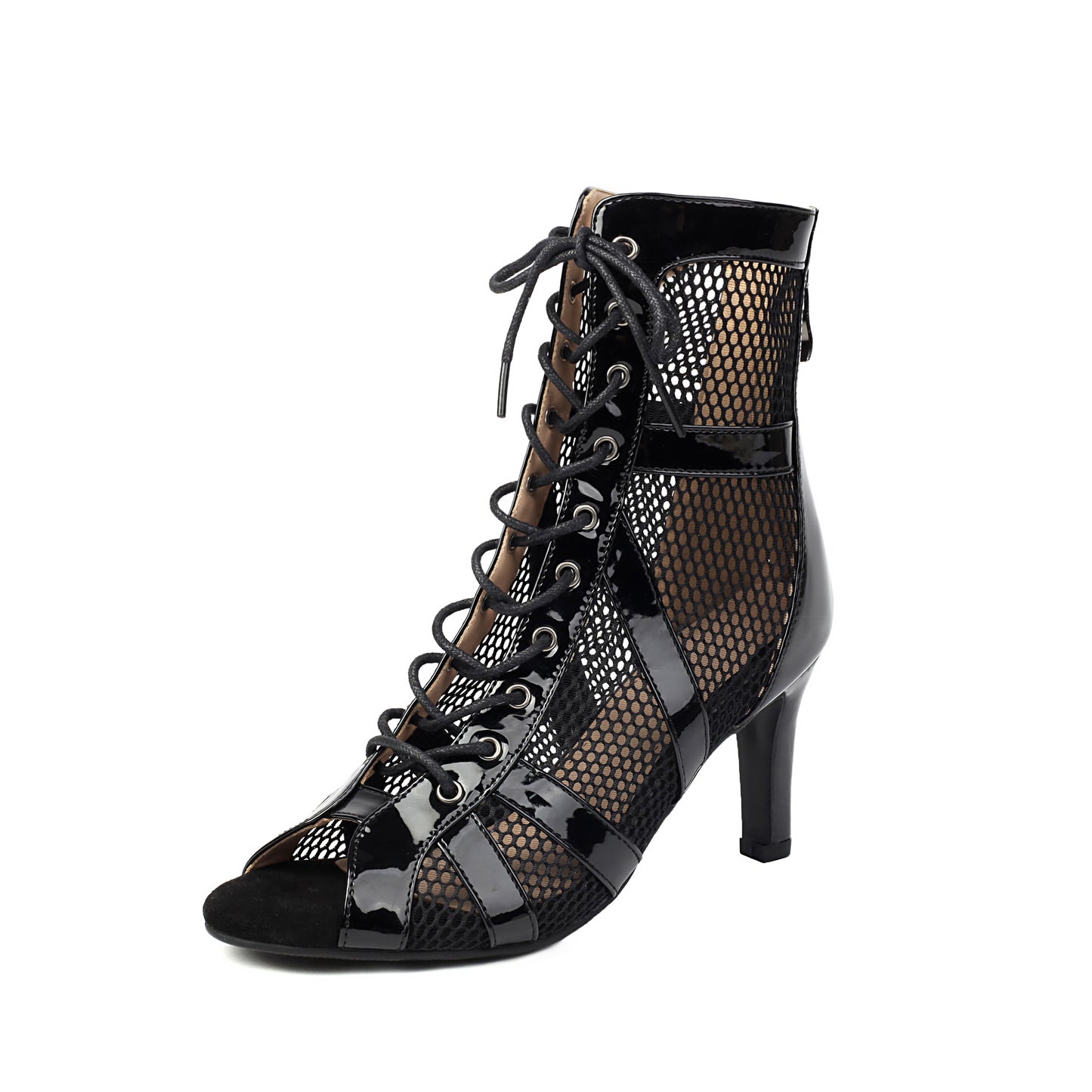 Dance High Dancing Thin Strap Fish Mouth Hollow Sandals