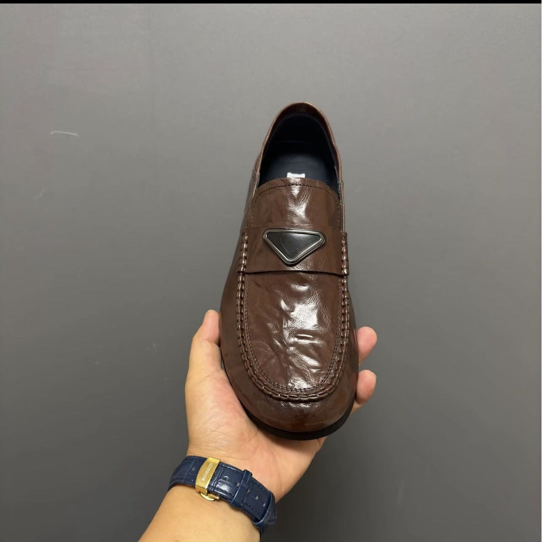 Durable Men's Spring Soft Surface Summer Men's Casual Leather Shoes