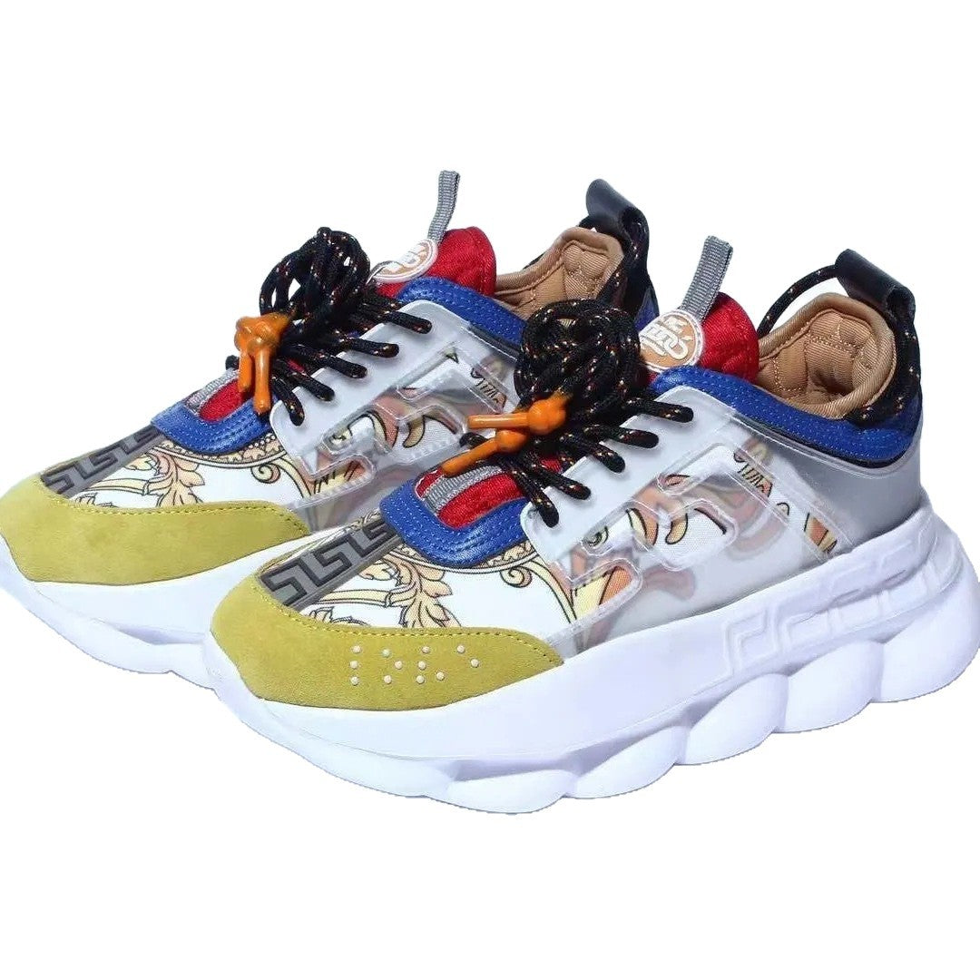 Platform Heightened Fashion Trendy Lovers Dad Men's Sports Shoes