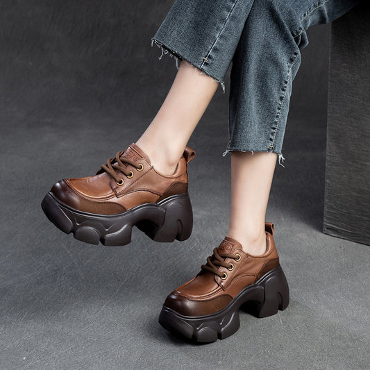 Women's Simple Fashion Platform Versatile Single-layer Comfortable Height Women's Casual Shoes
