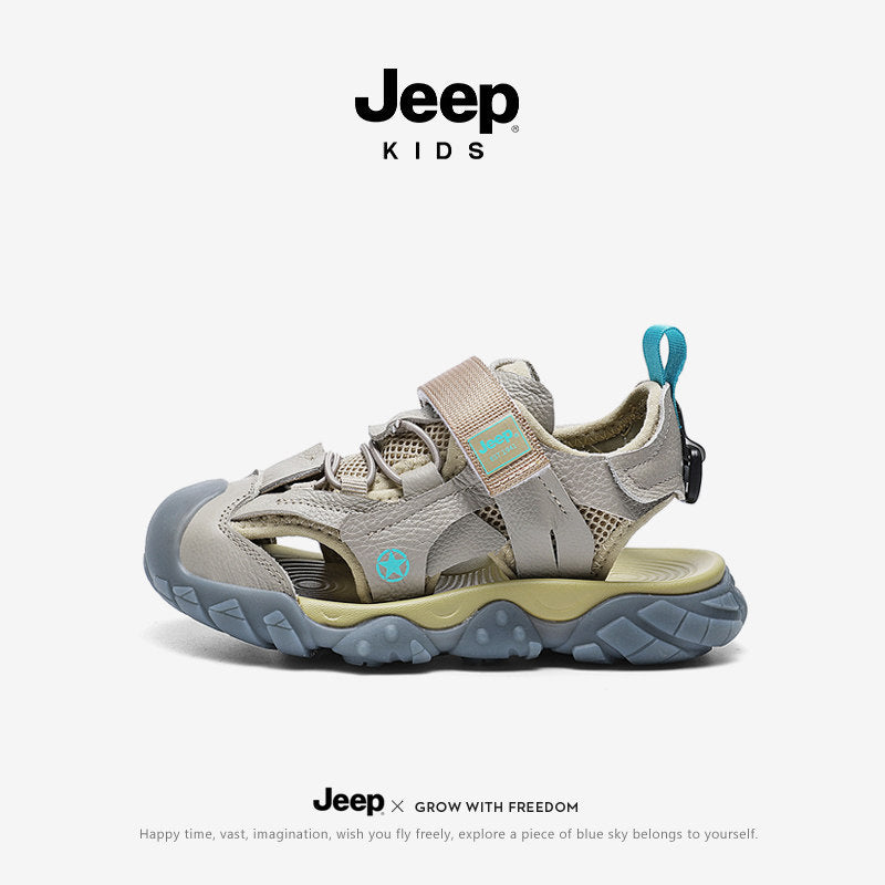 Children's Jeep Spring Boys Summer Mesh Surface Kid's Sandals