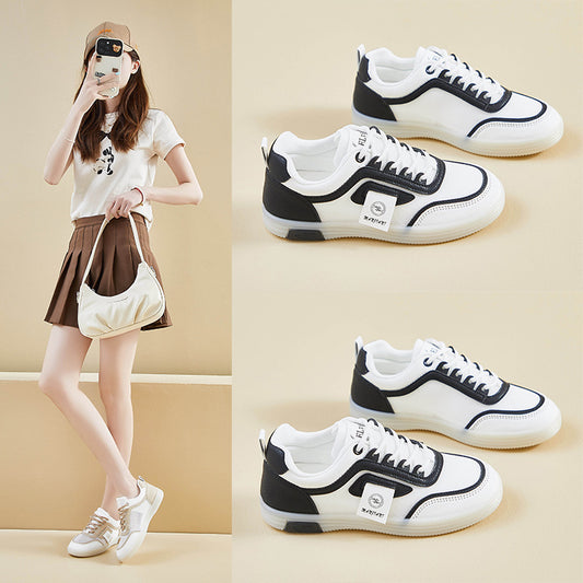 Women's Style Mesh Surface White Summer Height Increasing Casual Shoes