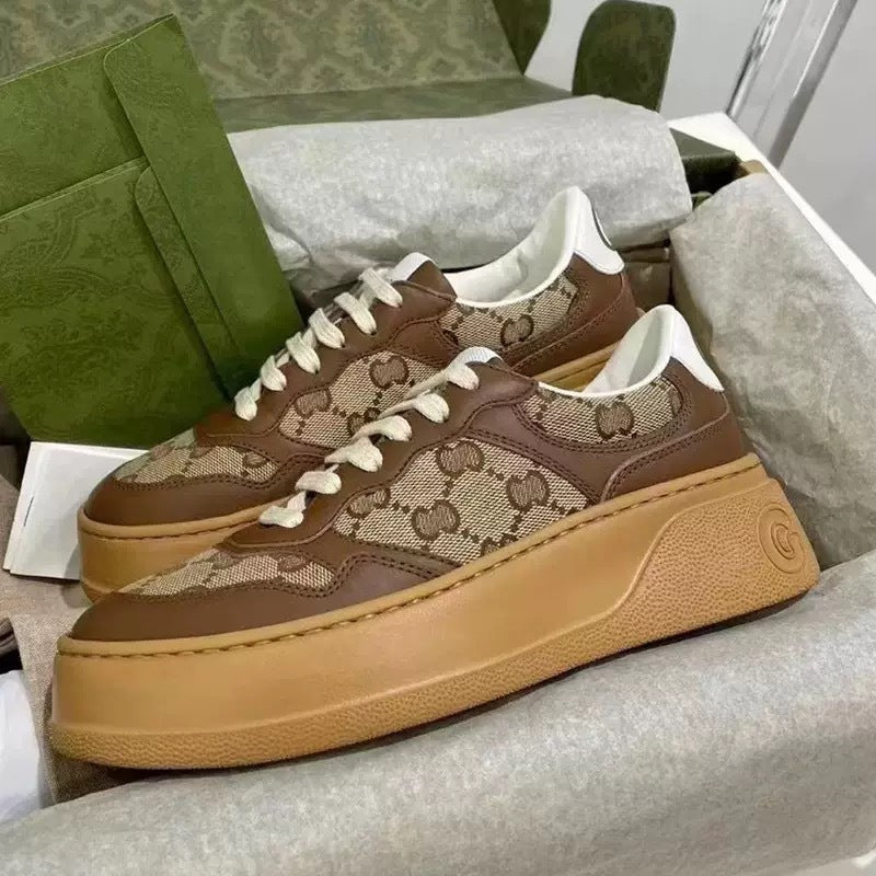 Women's Home Thick Bottom Biscuit Shape Fashion Increased Women's Casual Shoes