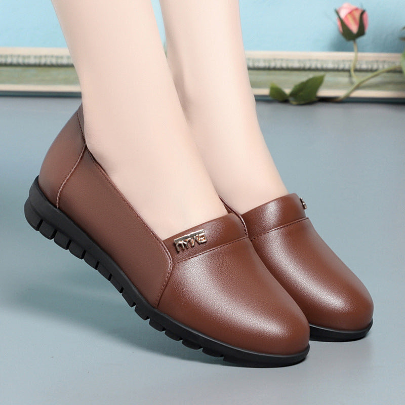 Women's Flat Glove Elderly Soft Bottom Surface Women's Casual Shoes