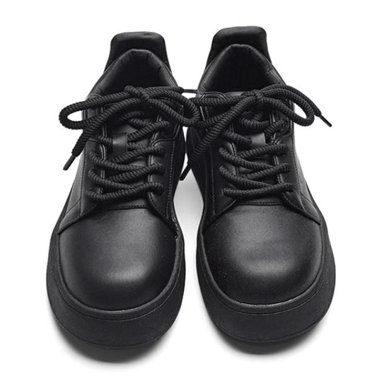 Women's & Men's Big Head Height Increasing Round Toe Sneakers