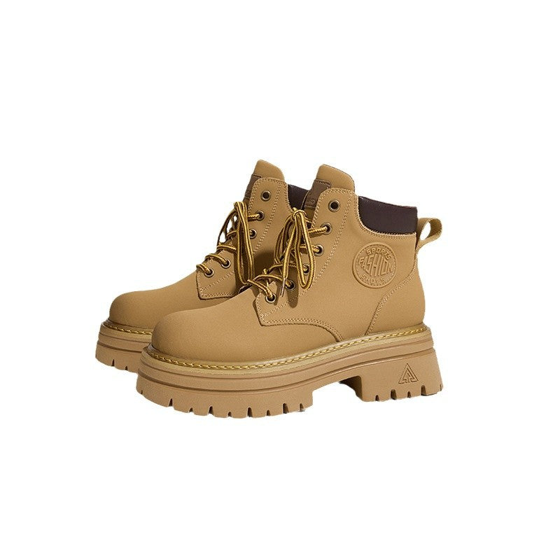 Women's Worker Autumn Martin Outdoor Hiking Platform Boots