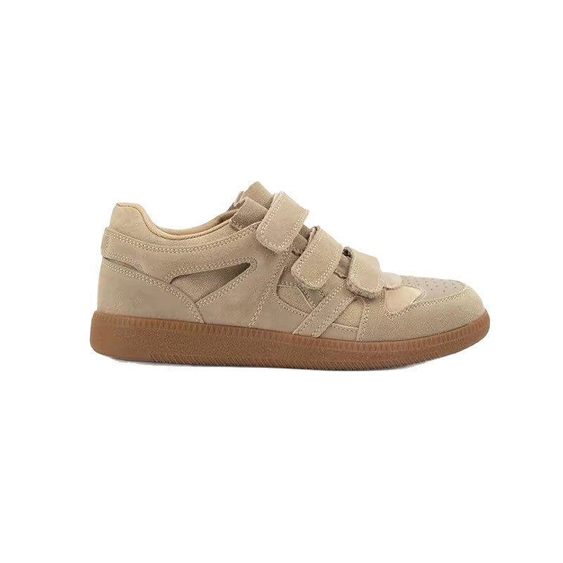 Women's Genuine Retro Velcro German Training Round Toe Women's Sports Shoes