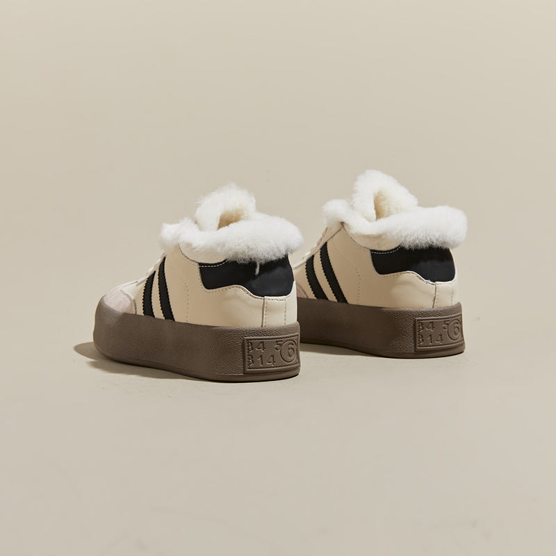 Women's For Winter Round Head Thick Bottom Snow Boots