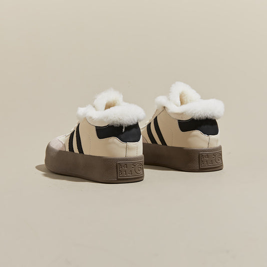 Women's For Winter Round Head Thick Bottom Snow Boots