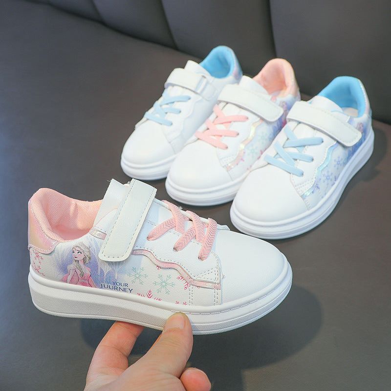 Children's Solid Soft Bottom Surface Breathable Sneakers