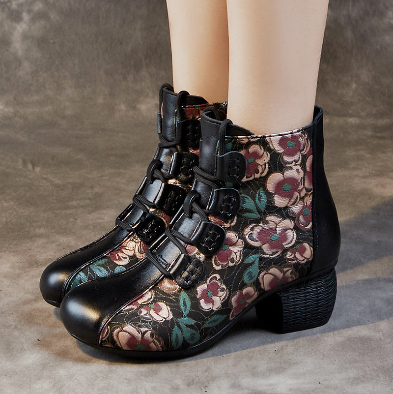 Women's Style Winter Short Chunky Soft Soled Boots