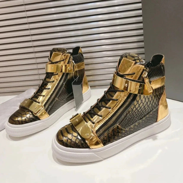Women's Zipper Flat Round Head Genuine Comfort Women's Casual Shoes