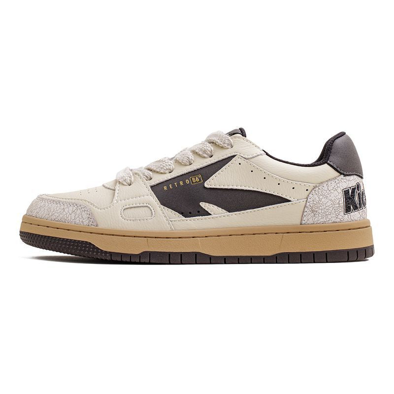Men's Madden Crack Sports Retro White Thick Sneakers