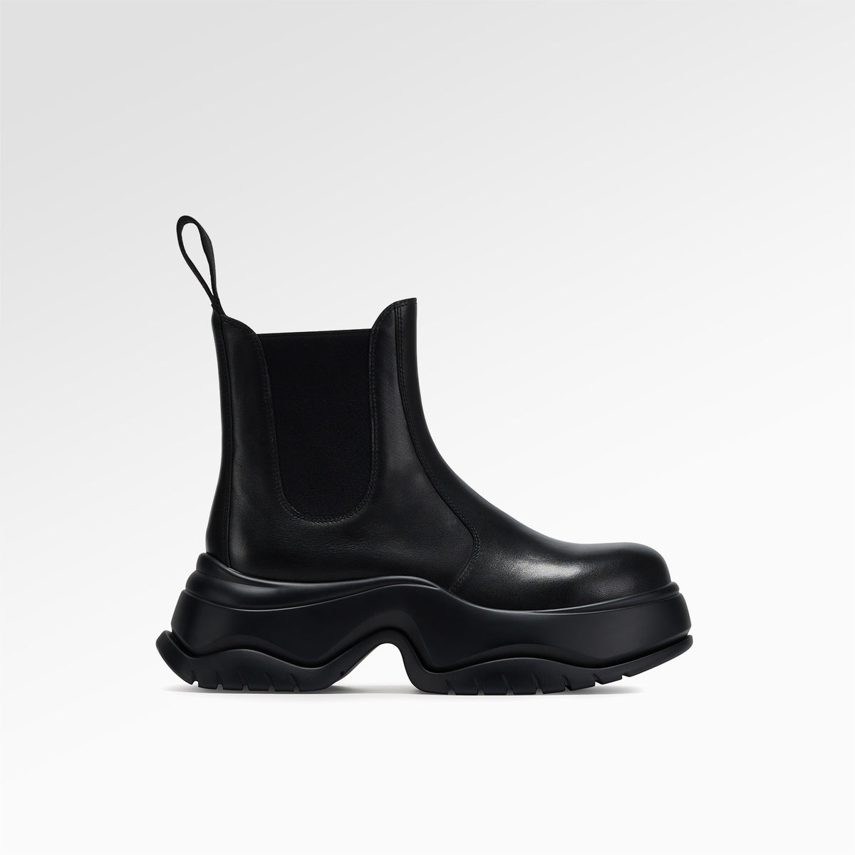 Women's To Wear Thick Bottom Chunky Smoke Pipe Short Women's Leather Boots