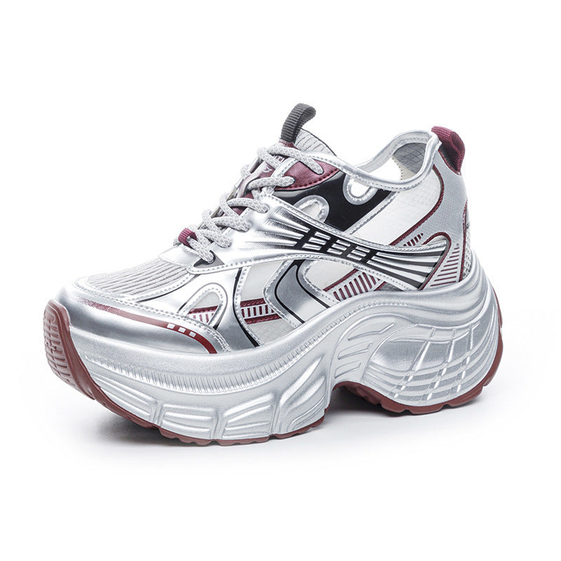 Women's Dad Fashion Mesh Sports Platform Height Women's Casual Shoes