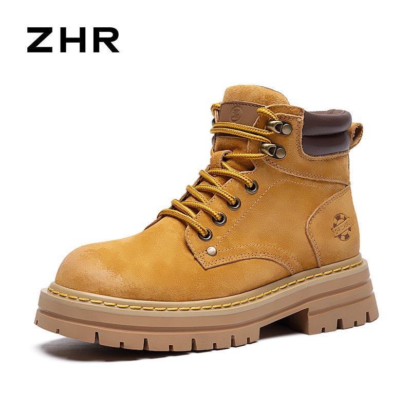 Women's Thick-soled Dr. Martens Worker Waterproof Boots
