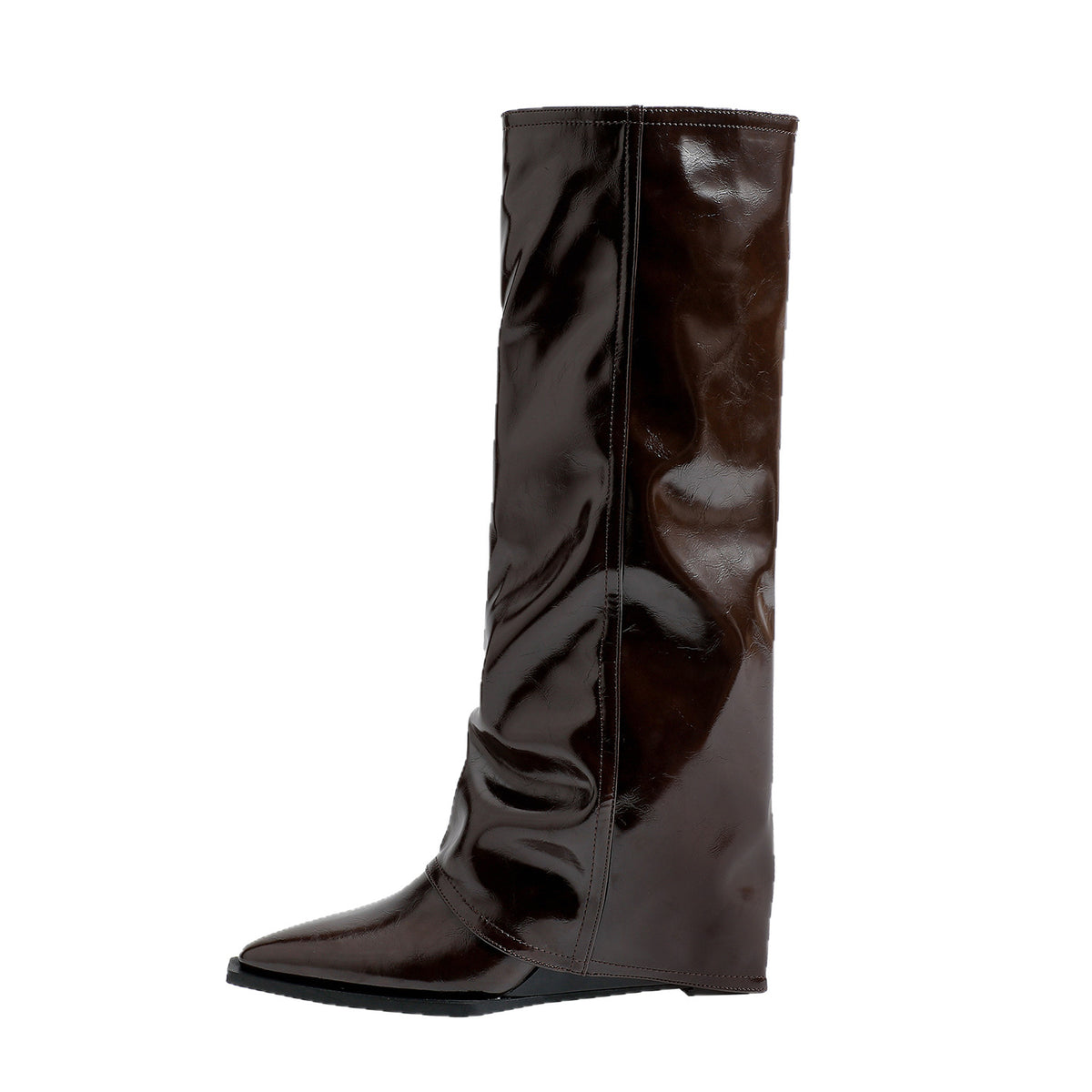 Women's The Knee Pointed Toe Pantyhose Slimming Boots
