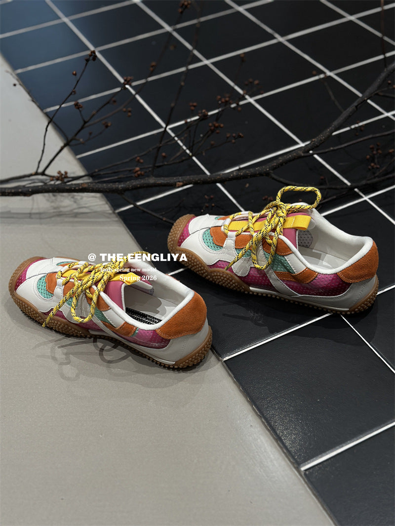 Distribution Uniform Price Canadian Dollar Ugly Cute Contrast Color German Boots