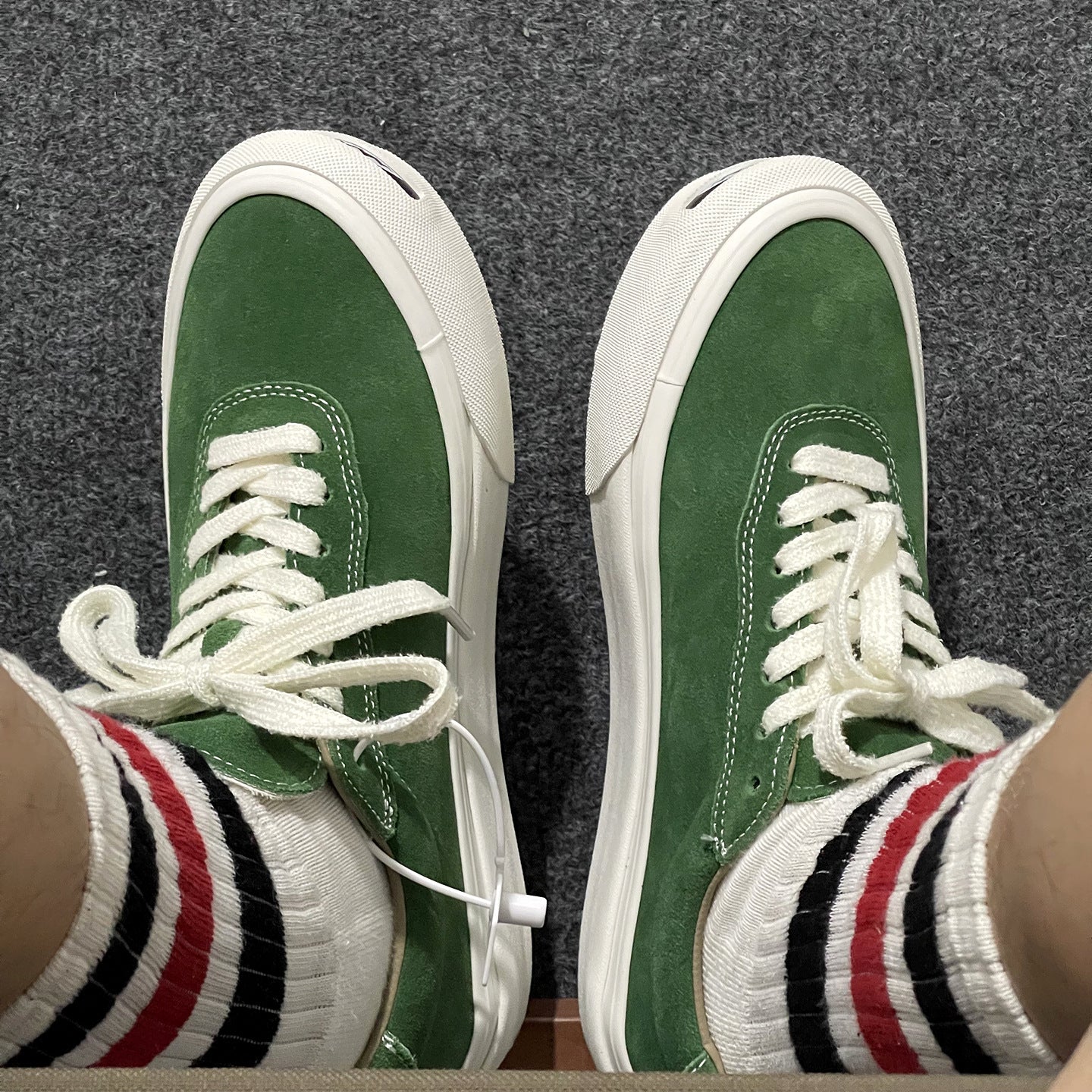 Men's & Women's Tooling Retro Green Platform Shark Mouth Jack Men's Board Shoes