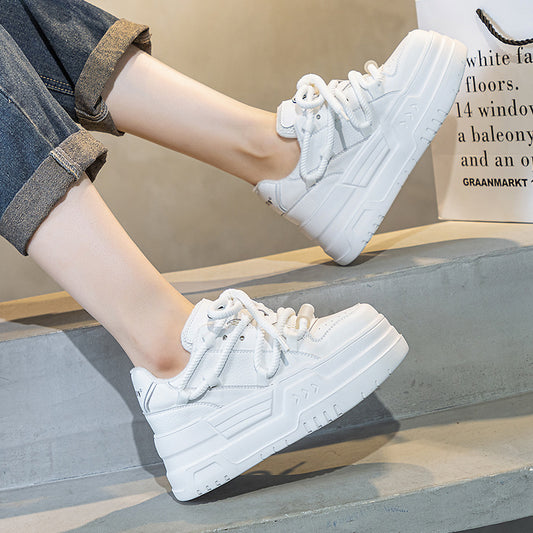 Women's Hight Increasing Board Winter Veet Warm Sneakers