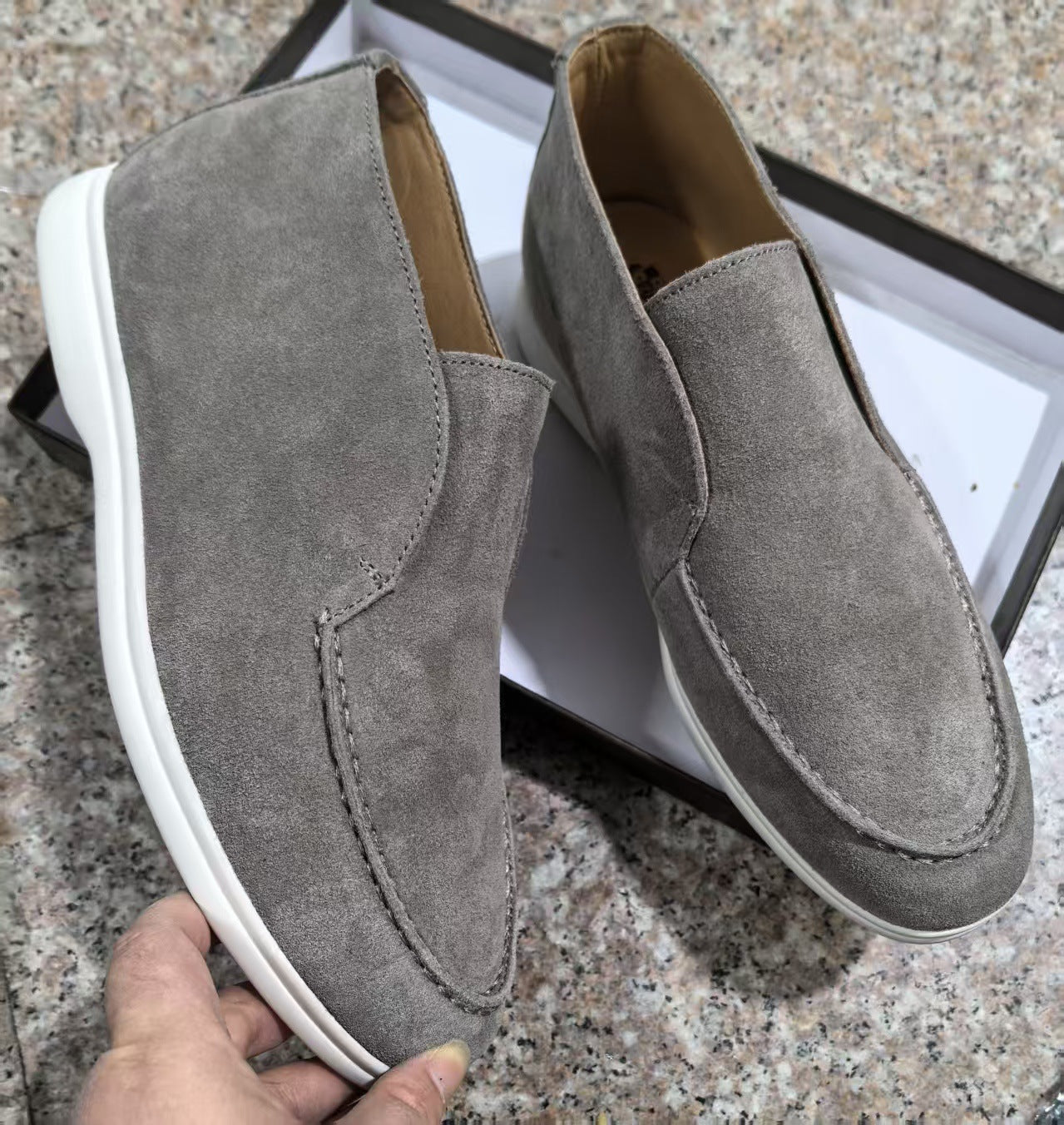 Women's High Soft Bottom Genuine Versatile Loafers