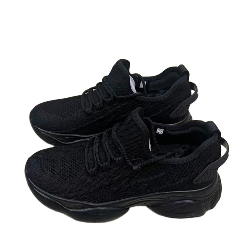 Men's Thick Bottom Height Increasing Insole Flying Men's Sports Shoes