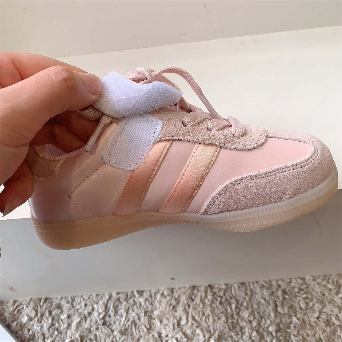 Children's Fashion Silk Spring German Training Soft Sneakers
