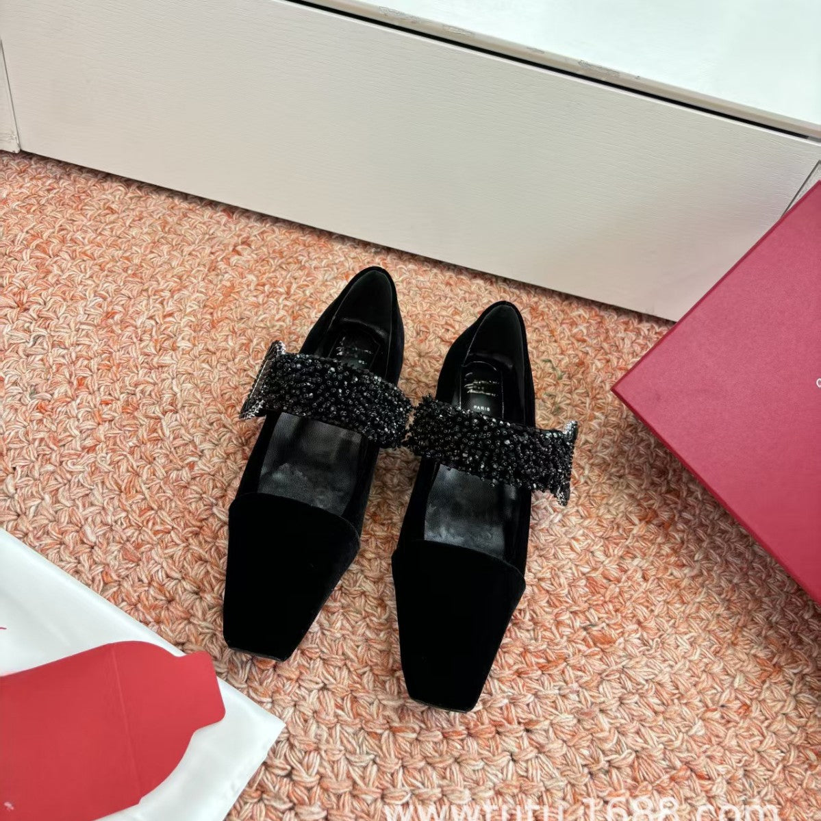Mary Jane Female Square Toe Retro Style Genuine Flat Women's Fashion Shoes
