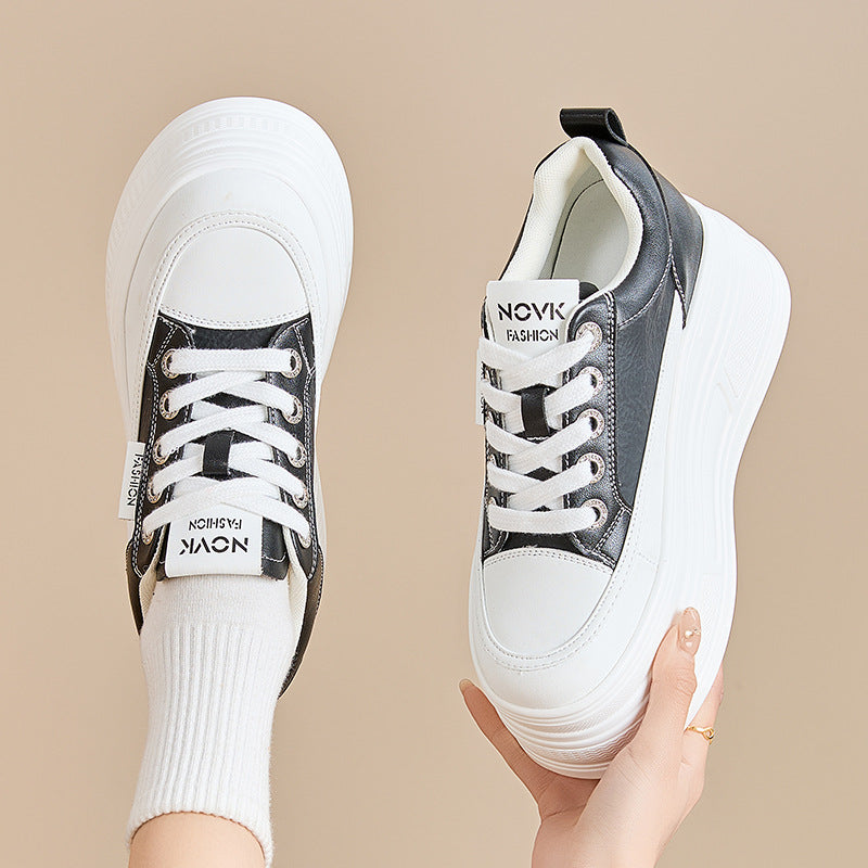 Women's Small Size Thick Bottom Korean Style Breathable Casual Shoes