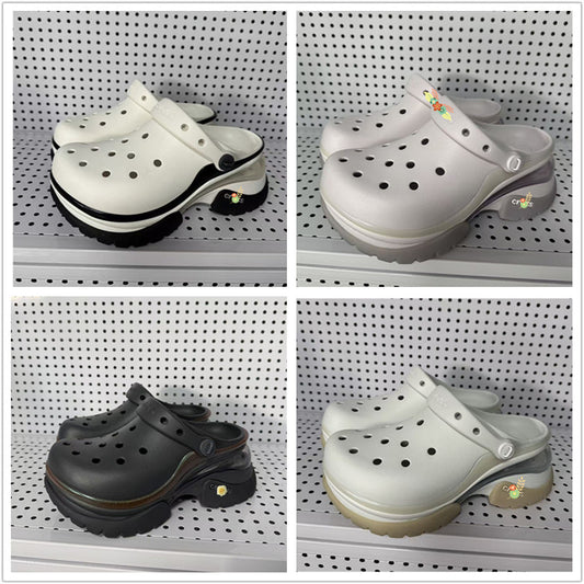 Women's Little Dolphin Hole Fashion Air Cushion Comfortable Platform Sandals